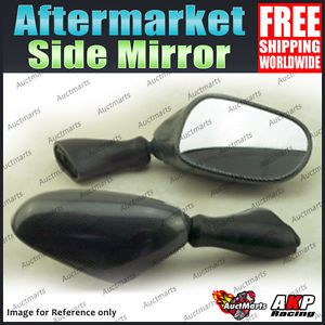 Black side mirror set for suzuki katana gsx 600f 750f 98-02 99 00 01 02 #13 gb