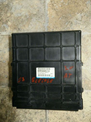 03 mitsubishi eclipse gts 3.0l automatic engine computer ecu ecm mr988514 oem
