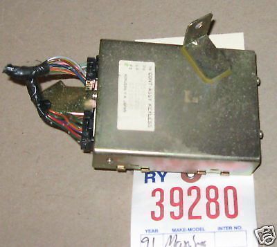 Nissan 91 maxima keyless entry control module 1991