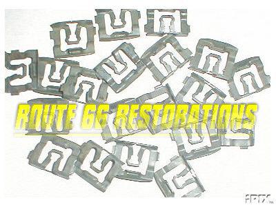 1967 1968  mustang ford rear glass moulding clips 67-68 new guaranteed