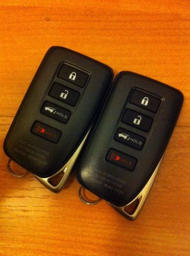 A lot of 2 lexus smart key oem suv fcc i'd hyq14fbb 2016