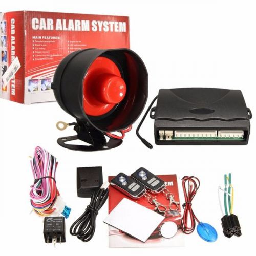 Car vehicle alarm protection security system keyless entry siren remote control