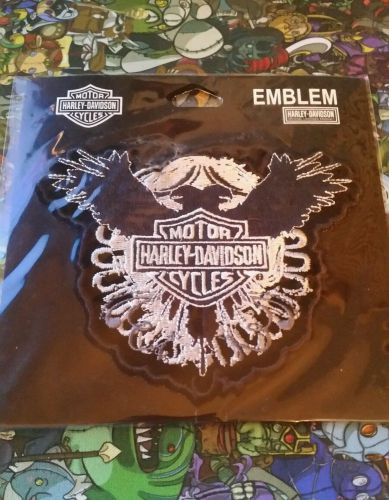 #1124 s harley motorcycle vest patch h-d crest  em785302