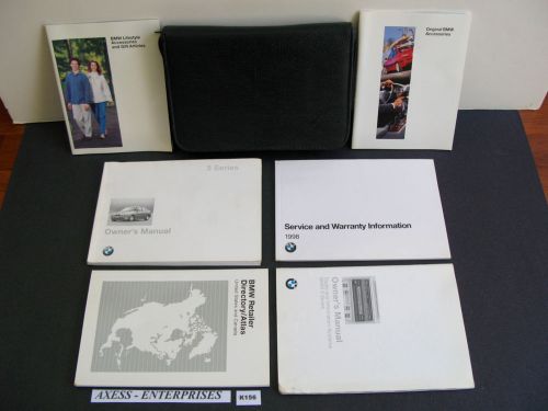 1998 bmw 5-series e39 528 540 i 528i 540i owners manuals drivers books set k156