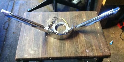 1965 ford thunderbird horn ring with horn wiring. very good condition. fomoco