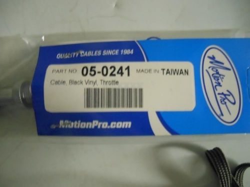 Motion pro black vinyl throttle cable yamaha yfm660r raptor 01-05 05-0241 new