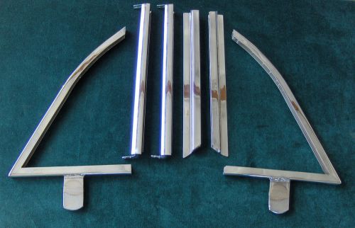 1940 packard darrin 4 dr convertible rear door vent window assemblies