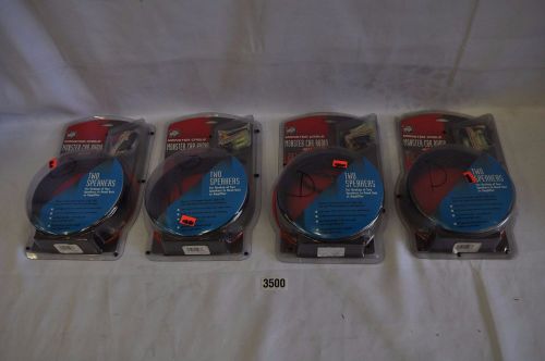 Monster cable monster car audio 2 speakers 20ft each new (lot of 4) #3500