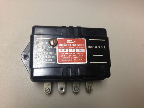 Vintage sun tachometer transmitter model eb-9a, 12v, 8 cyl. rat rod gasser