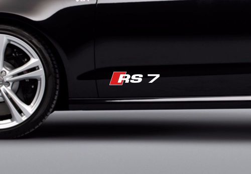 2x audi rs 7 vinyl body decal sticker sport racing emblem logo premium quality