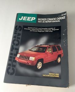 Chilton&#039;s jeep wagoneer comanche cherokee 1984-96 repair manual