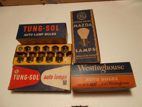 Automobile &#034;miniature&#034; light bulbs - (various types - assortment of 43 bulbs)
