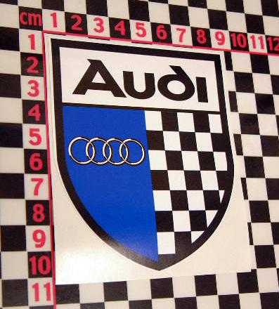 Audi decal - quattro 100 80 90 coupe - loads more german stickers in our shop!