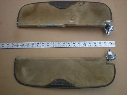 1946-54 gm sun visors chevrolet fleetline belair sedan pontiac