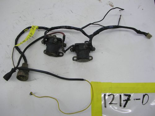 1973 omc stern drive 225 tilt solenoid and cable assembly 0979767