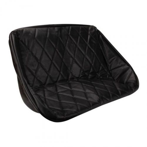Empi 3059 buggy rear bench seat cover, black diamond pleat, 34-1/2 in.