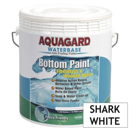 Aquagard 10107 waterbased anti-fouling bottom paint - 1gal - shark white