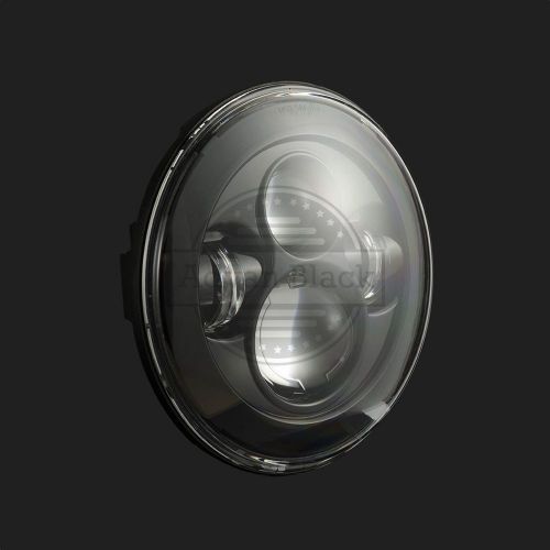 Advan black blackout 7" led daymaker projector headlight for harley hd touring