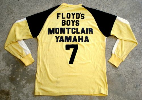 Vintage 70&#039;s floyd&#039;s boys montclair yamaha motocross jersey