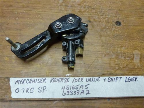 Mercruiser sterndrive i/o gm ford reverse lock valve &amp; cam shift lever