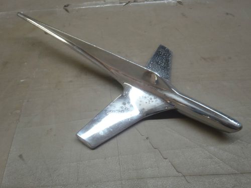 1955 ford hood ornament jet plane bird oem original # 16850-a