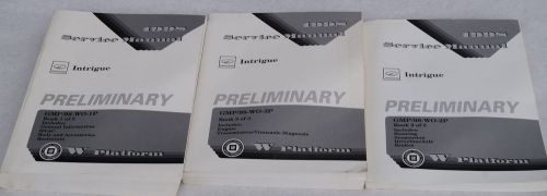 1998 oldsmobile intrigue factory service shop repair manual 3 volume set (36131)