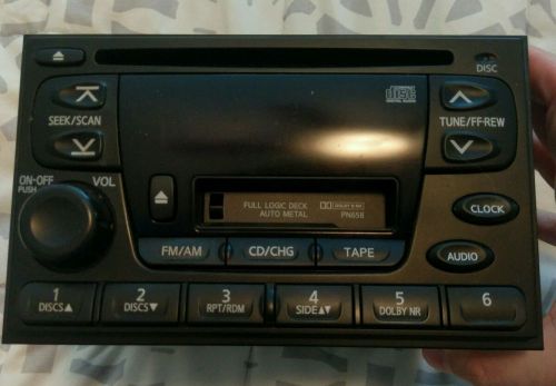 00 01 Nissan Xterra Am Fm Radio Cd Cassette Player 28188 7Z000, US $30.00, image 1