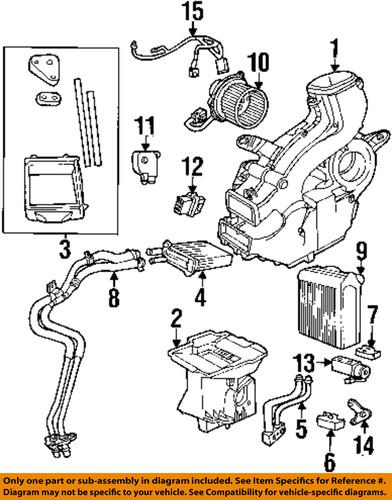 Mopar oem 4885465aa auxiliary ac & heater unit-actuator