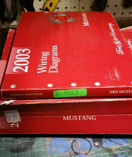 2003 ford mustang factory service manual set of 2  workshop and electrical