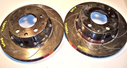 New ap speedway rear rotors &amp; hats  cp 3837 108/109  1&#034; thick 12&#034; od nascar arca