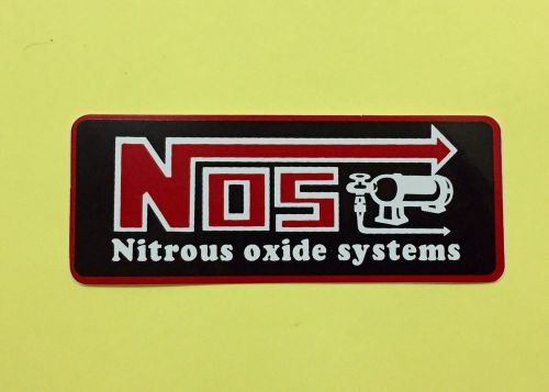 Nos nitrous oxide systems sticker/decals car truck