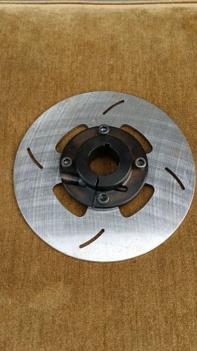 Go kart racing brake rotor disc with carrier vintage go kart  1 1/4in. axle hub
