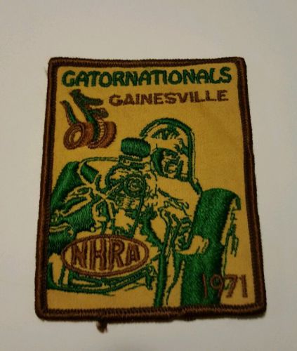 1971 gatornationals nhra jacket patch