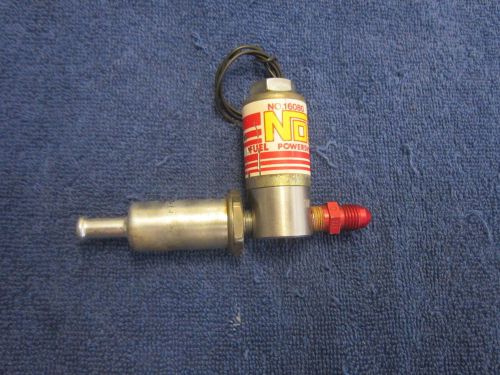 Nos super powershot fuel solenoid w/fittings, 200 hp, nice