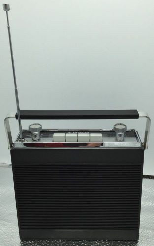 Vintage car stereo personal am fm 2 band 10 transistor radio hitachi km-1001r