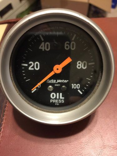 Auto meter 3421 oil pressure gauge 2 5/8&#034;