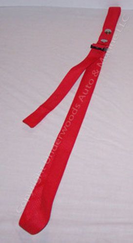 Red adjustable boat fender bumper strap made in usa new