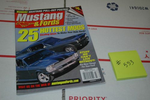 Mustangs &amp; fords magazine 25 hottest mods march 2004 (#553)