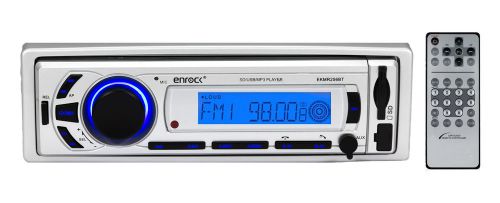 Enrock ekmr256bt in-dash marine bluetooth receiver multimedia system with usb/sd