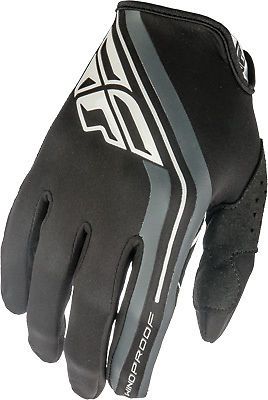 Fly windproof lite mx atv gloves / black - xxl (12)