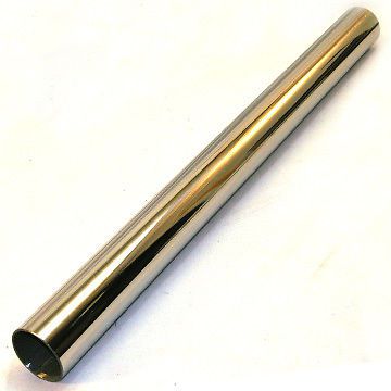 1.625&#034; (41mm) stainless steel extra thick pipe straight 2&#039; (61cm) section