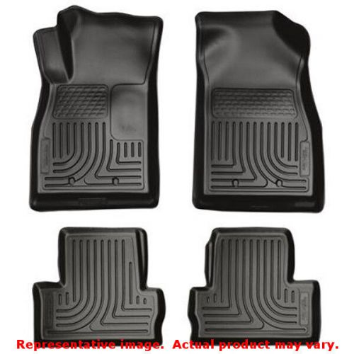 Black husky liners # 98181 weatherbeater front &amp; 2nd sea fits:chevrolet 2011 -