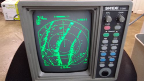 Sitex t-295 radar display 10&#034; crt type mrd90- works