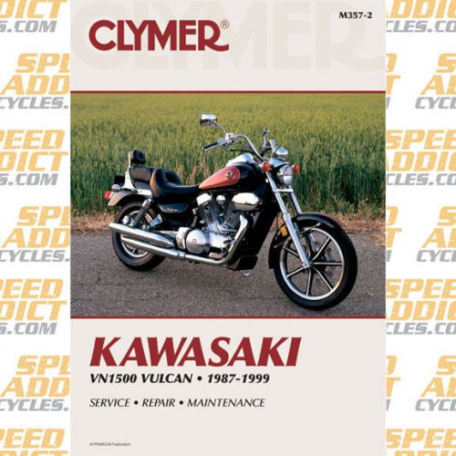 Clymer m357-2 service shop repair manual kawasaki vn1500 1987-1999