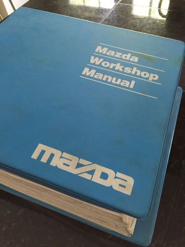 2000 mazda mpv original workshop manual