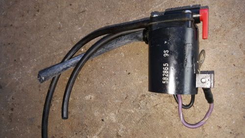 Johnson evinrude fuel primer solenoid part number: 582865