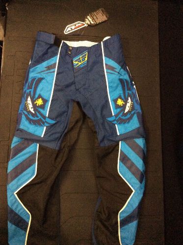 Fly racing-black and blue pants