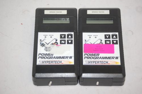 -lot of 2- hypertech power programmer iii unknown car compatibility