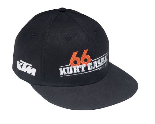 New ktm kurt caselli #66 kcf flat bill adjustable hat 1983-2013 ukc1558203