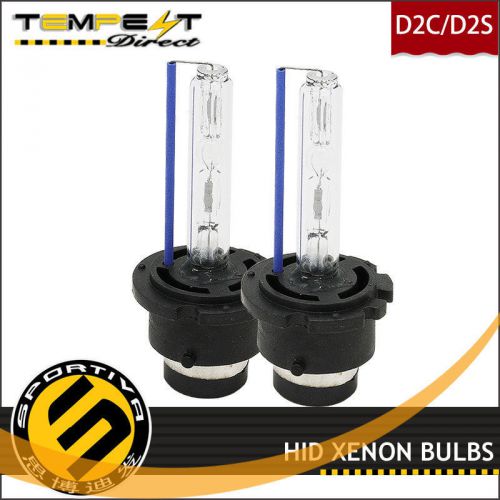 D2s d2r d2c oem headlight replacement/spare hid xenon bulb set 6000k by sportiva